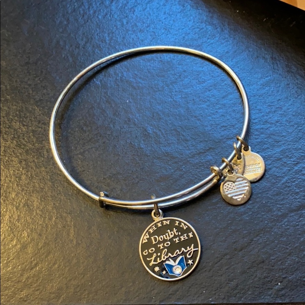 Alex and Ani - Hermione Granger quote silver